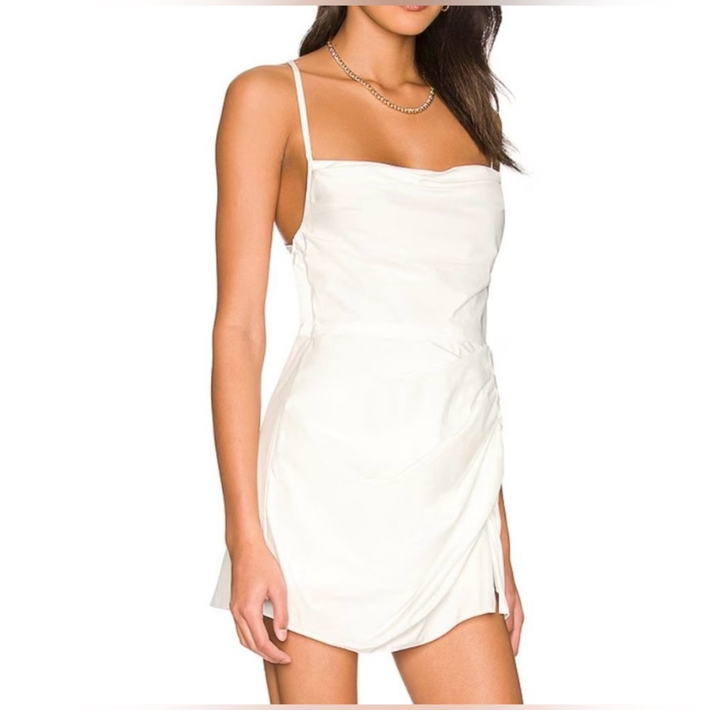 Amanda Uprichard White Mini Dress Medium